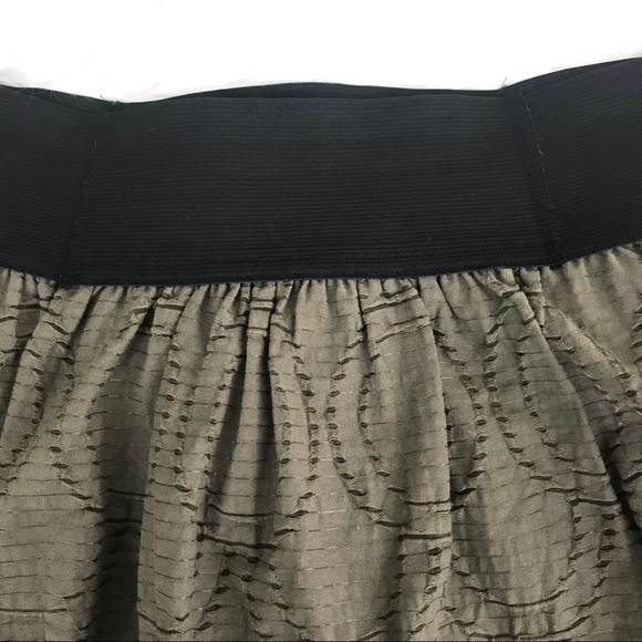 Simply Vera Brown Taupe Black Waist Skirt Sz XL - Picture 3 of 4